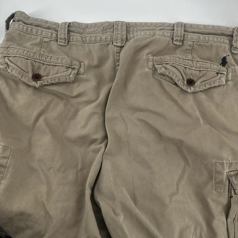 Vintage Polo Ralph Lauren Paratrooper Cargo Shorts Men's 42 T Military Big Tall